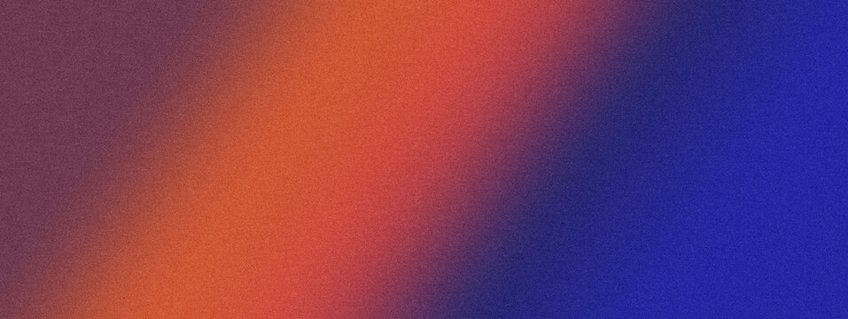 Vibrant gradient with orange with wallpaper colorful abstract backdrop texture pattern digital design visual effect style theme with blue art , Grainy background