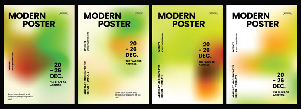 Abstract Gradient poster 77