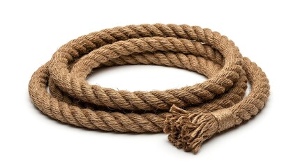 Obraz premium rope on a white background