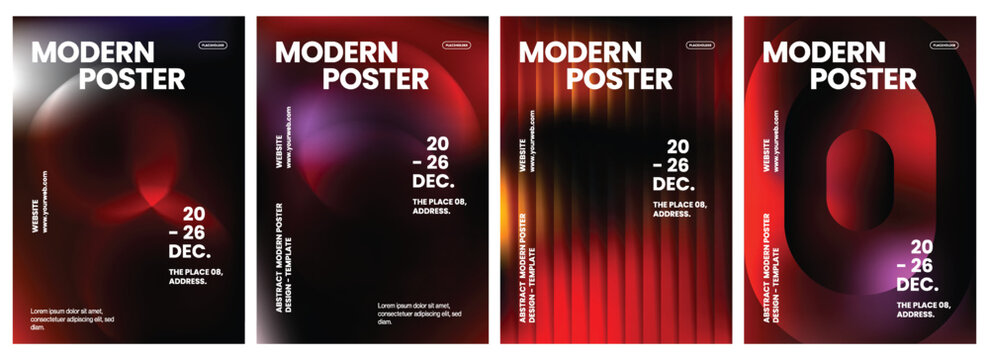 Abstract Gradient poster 82