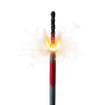 Bright burning sparkler firework stick for celebration