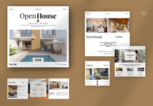 Open House & Interior Design Template