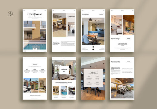 Open House & Interior Design Social Template