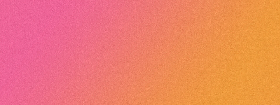 Vibrant pink to orange gradient with gradient transitioning orange texture wallpaper colorful abstract pattern digital graphic design with art , Grainy background