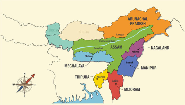 Assam Map 