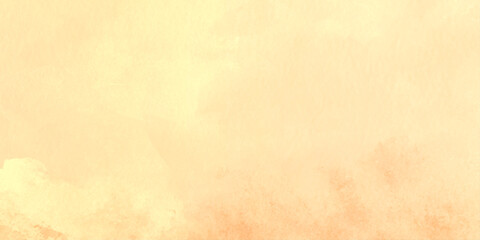 Obraz premium Soft peach and cream watercolor cloudy sky background with abstract watercolor texture
