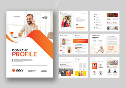 Company Profile Template Layout