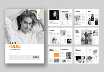 Portfolio Brochure Template Layout