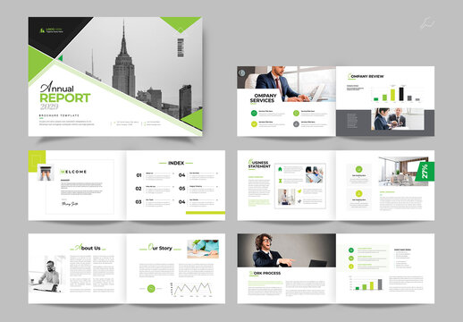 Landscape Annual Report Template