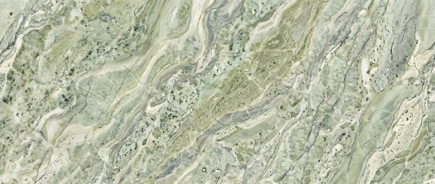 Jade marble surface featuring soft natural veining with pale sage undertones and a smooth polished stone pattern design