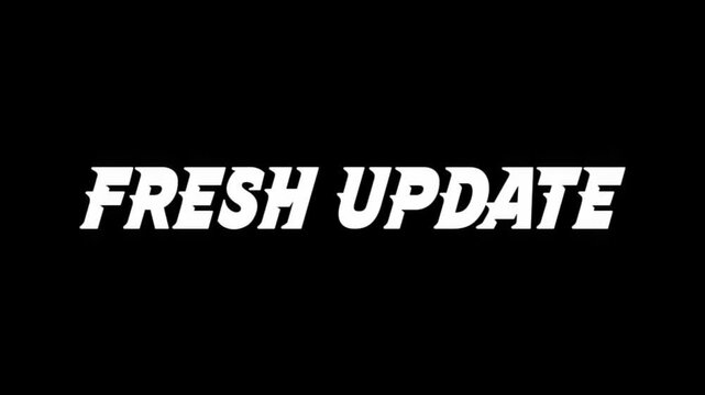 Dynamic fresh text reveal animation for branding. Modern glitch effect intro with bold typography motion graphics.