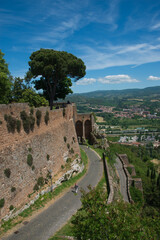 Fototapeta premium Orvieto Cathedral, medieval architecture and panoramic views of Orvieto, Umbria, Italy