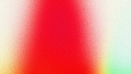 Abstract grainy gradient background with vibrant red and soft pastel tones