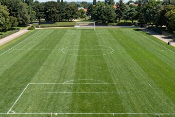Fototapeta premium Soccer Field - Green Turf Sports Area