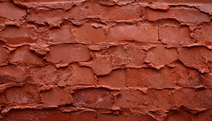 Fototapeta premium Stucco Wall Terracotta Plaster Rough Wall Texture Background