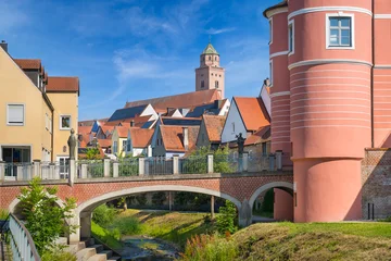 Old Town of Donauwörth, Bavaria, Germany on a sunny day © Mapics
