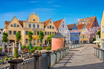 Old Town of Donauwörth, Bavaria, Germany on a sunny day © Mapics
