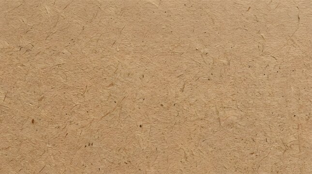 Close-up of brown kraft paper texture for packaging design. Natural unbleached wrapping material with subtle grain and speckles.