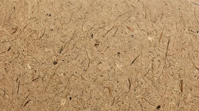 exture of Light Brown Handmade Paper with Plant Fibers
