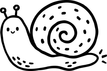snail on a white background © TheRabbitsStudio