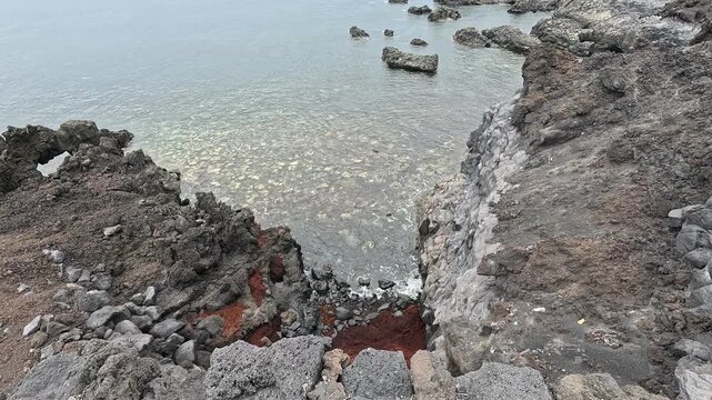 Coast of Puerto Naos, La Palma, Canary Islands, Spain