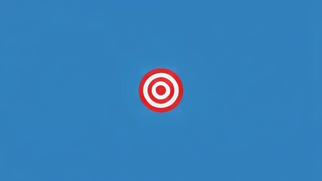 growing in size during a slow zoom with clean blue background