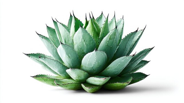 Majestic agave plant portrait in stunning detail