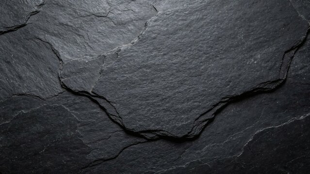 Dark slate stone surface texture filling entire frame