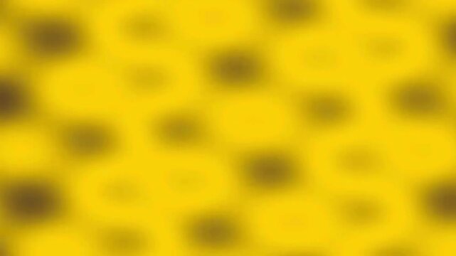 Abstract Yellow Pattern Shifting Light and Shadow in Soft Focus Setting