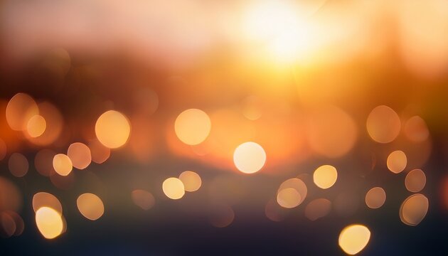 Abstract Blurred Background With Warm Tones And Soft Light Bokeh Perfect For Website Banners And Presentation Backgrounds