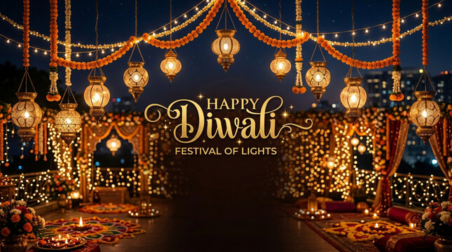 Spectacular diwali decorations lanterns lights and festive celebrations for the festival of lights