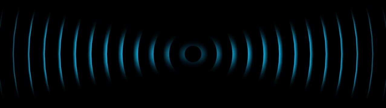 Radio waves waves background. network tower produced radio wave concept. Radio Waves in Circle Form, Radio wave signal animated background. Motion graphics of radar concept