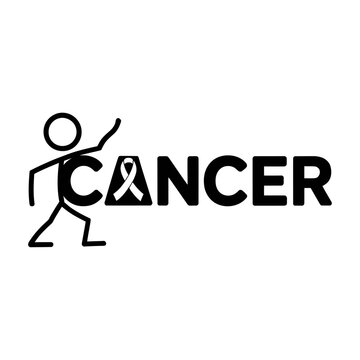 Cancer zodiac sign vector illustration with crab symbol