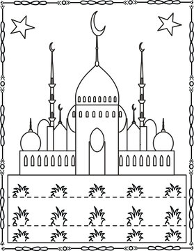 Cute Baby Yoda (Grogu) Star Wars Color by Number Coloring Page for Kids, Printable Activity Sheet.