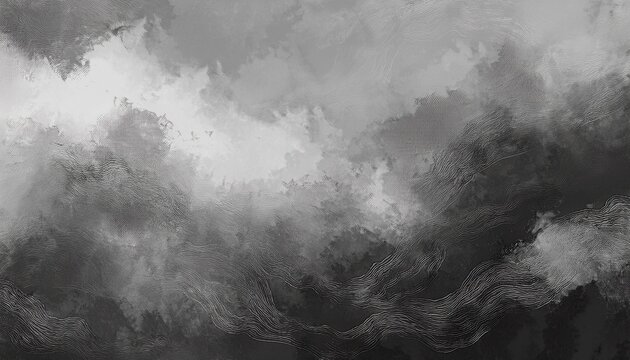 Abstract Black And White Silver Ink Effect Cloudy Grunge Texture With Clouds Marble Texture Background Old Grunge Textures Design Smeared Gray Aquarelle Painted Paper Textured