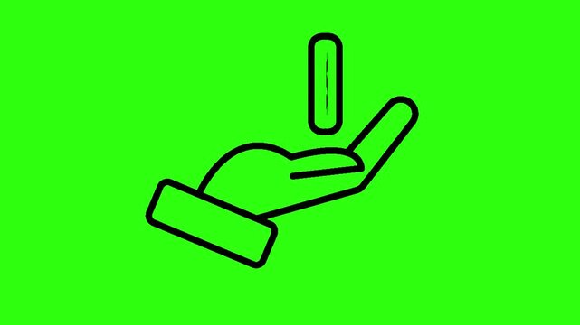 hand cursor vector icon