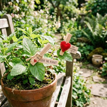 Gardening, Herbs, Sustainable Living, Earth Day, Love the Planet