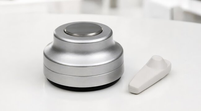 Magnetic security tag detacher and sensor on counter