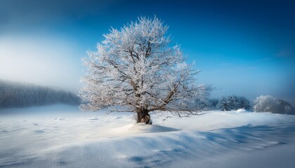 Fototapeta premium Tree In Snow
