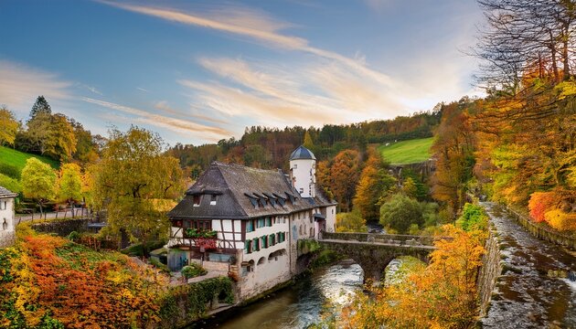 Automne Enchante Sur La Petite Suisse Luxembourgeoise