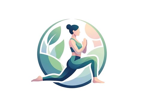 Woman practicing yoga in meditation pose outdoors.
