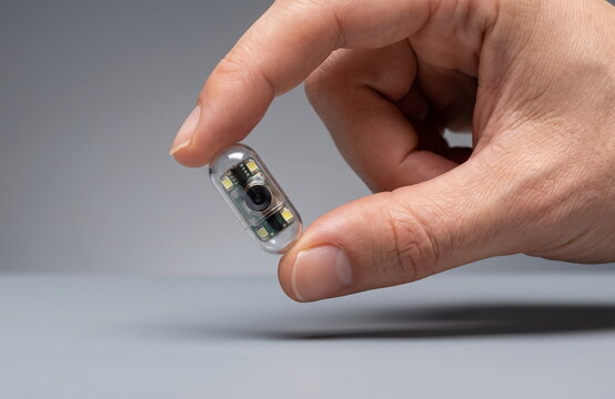 wireless capsule endoscopy, capsule endoscopy, endoscopic capsule, pill camera, endoscopy wireless camera, endoscopy camera, digestive tract, endoscopy, small intestine camera, holding capsule, capsul