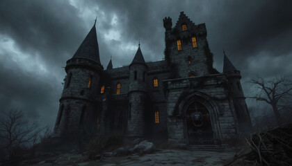 Obraz premium Castle dark