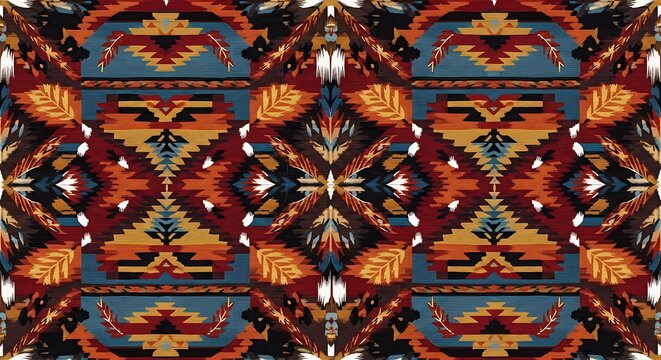 Indigenous Tribal Pattern Seamless