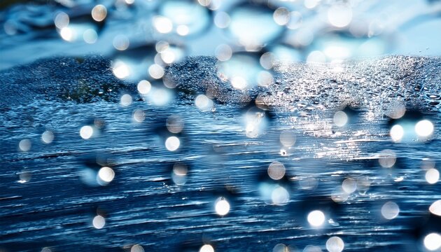 Fresh Clean Water Macro Background