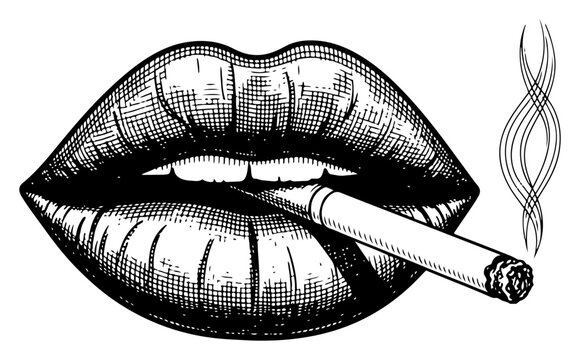Smoking Lips Vector Images – Browse 5,048 Stock Photos, Vectors, and Video