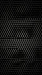 Naklejka premium Dark Hexagon Metal Grid.