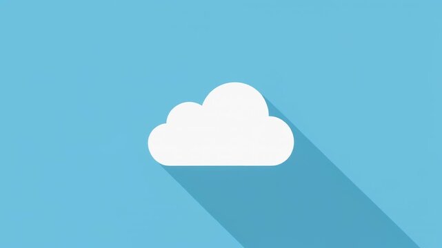 clouds drifting across serene blue sky timelapse