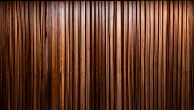 Wooden Slatted Wall Acoustic Panel Background Texture Vertical Wooden Slats Creating A Minimalistic Decorative And Soundproofing Wall Panel