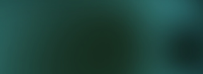 Fototapeta premium Dark teal abstract background. Smooth gradient texture with deep green moody lighting.